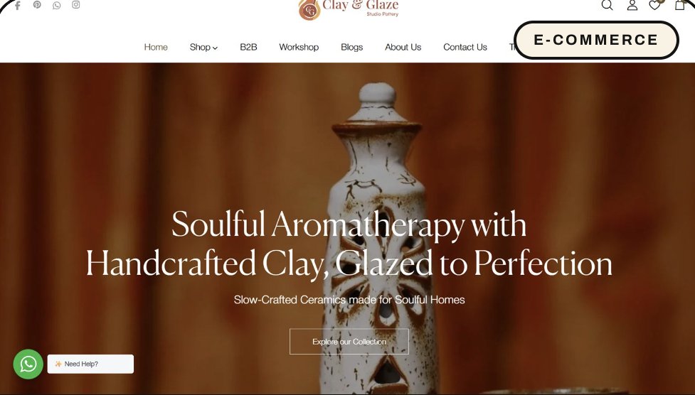 Clay and Glaze website